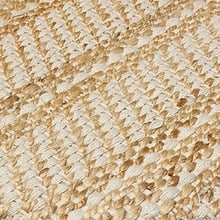 Weston Recycled Cotton & Jute Pouffe